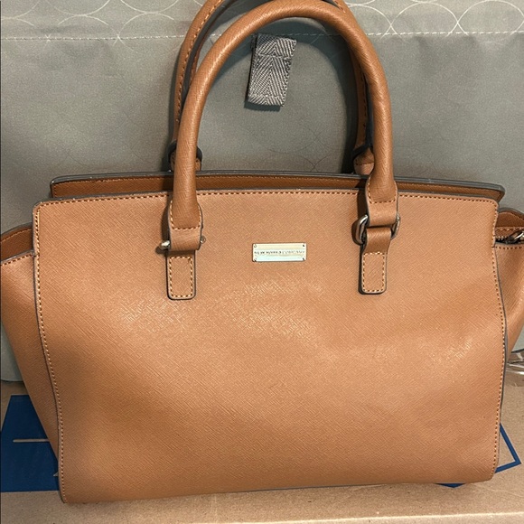 New York & Company Tan Satchel Bag - Picture 1 of 5